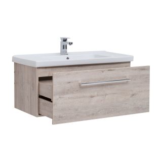 Тумба подвесная Dreja.Rus BIG INN 100 под умывальник Гармония 100, дуб кантри